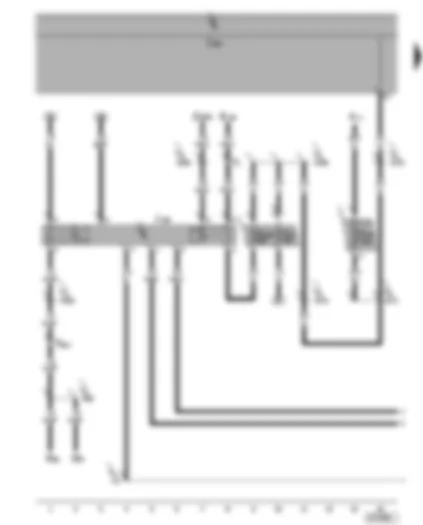 Wiring Diagram  SEAT ALHAMBRA 2002 - Starter inhibitor and reversing light relay
