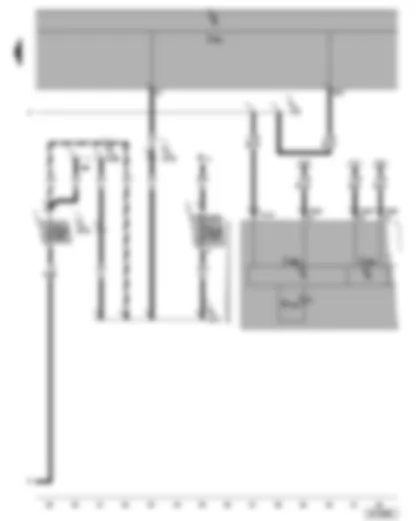 Wiring Diagram  SEAT ALHAMBRA 2001 - Dash panel insert - brake system warning lamp