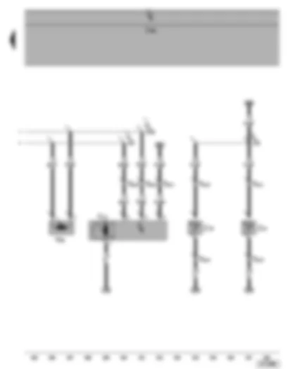 Wiring Diagram  SEAT ALHAMBRA 2001 - Rear window wiper motor - windscreen and rear window washer pump - heated washer jets