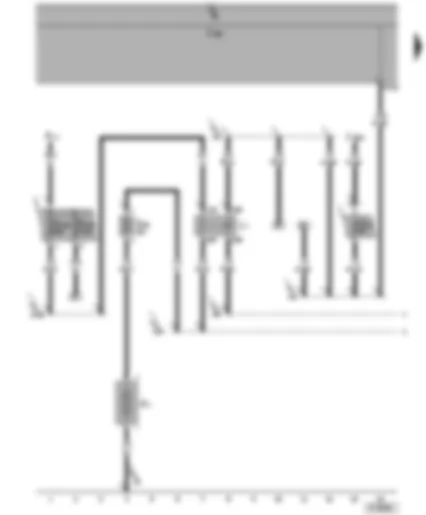Wiring Diagram  SEAT ALHAMBRA 2003 - Battery cut-out relay - second battery