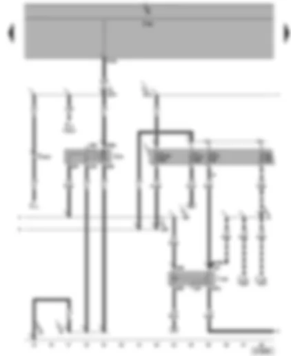 Wiring Diagram  SEAT ALHAMBRA 2003 - Release relay for terminal 61 - additional water heater coolant circuit valve relay