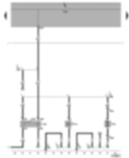 Wiring Diagram  SEAT ALHAMBRA 2001 - Recirculating pump - coolant circuit valve - auxiliary heater operation relay