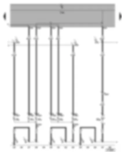 Wiring Diagram  SEAT ALHAMBRA 2001 - Left tail light - right tail light - high level brake light bulb 