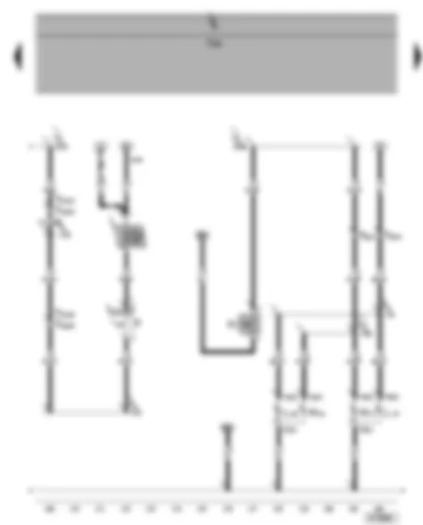 Wiring Diagram  SEAT ALHAMBRA 2001 - Brake light switch - reversing lights - rear fog light - reversing lights switch