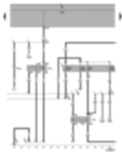 Wiring Diagram  SEAT ALHAMBRA 2002 - Release relay for terminal 61 - additional water heater coolant circuit valve relay