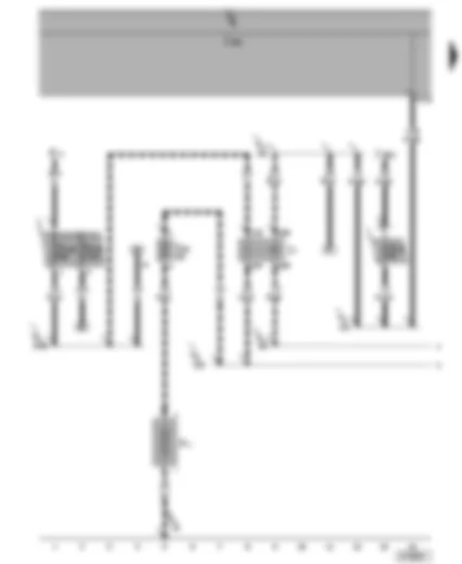 Wiring Diagram  SEAT ALHAMBRA 2001 - Battery cut-out relay - second battery