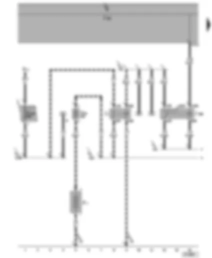Wiring Diagram  SEAT ALHAMBRA 2002 - Battery cut-out relay - second battery - temperature switch relay (auxiliary heater)