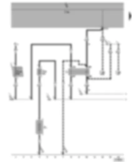 Wiring Diagram  SEAT ALHAMBRA 2003 - Battery cut-out relay - second battery