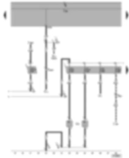 Wiring Diagram  SEAT ALHAMBRA 2003 - 12V socket - position of fuses