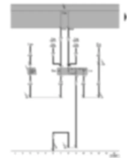 Wiring Diagram  SEAT ALHAMBRA 2002 - Heated windscreen relay - heated windscreen