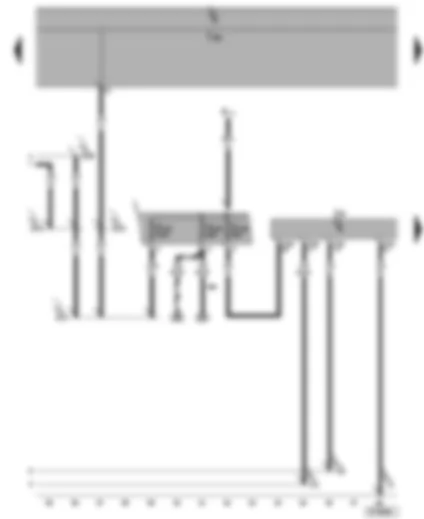 Wiring Diagram  SEAT ALHAMBRA 2001 - Radiator fan relay