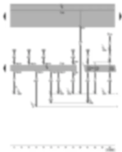 Wiring Diagram  SEAT ALHAMBRA 2001 - Climatronic control unit