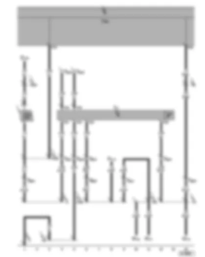 Wiring Diagram  SEAT ALHAMBRA 2001 - Automatic anti-dazzle interior mirror