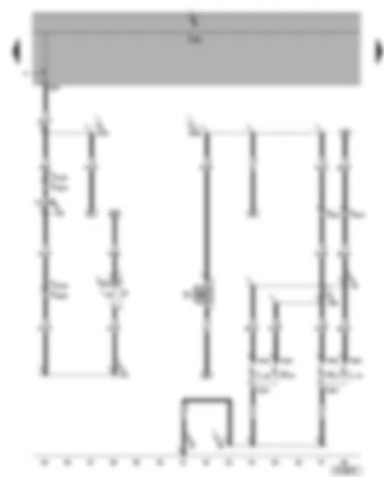 Wiring Diagram  SEAT ALHAMBRA 2001 - Brake light switch - reversing light - rear fog light