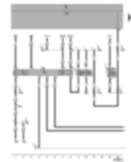 Wiring Diagram  SEAT ALHAMBRA 2001 - Starter inhibitor and reversing light relay