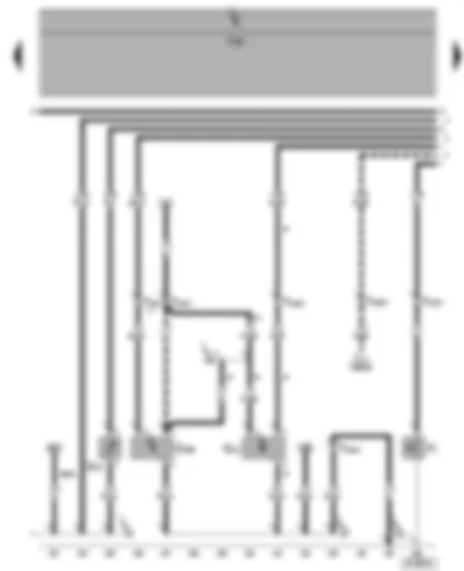 Wiring Diagram  SEAT ALHAMBRA 2002 - Speedometer sender - coolant shortage indicator sender - oil pressure switch - oil level/oil temperature sender