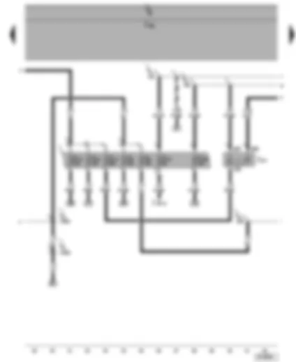 Wiring Diagram  SEAT ALHAMBRA 2003 - Terminal 30 voltage supply relay