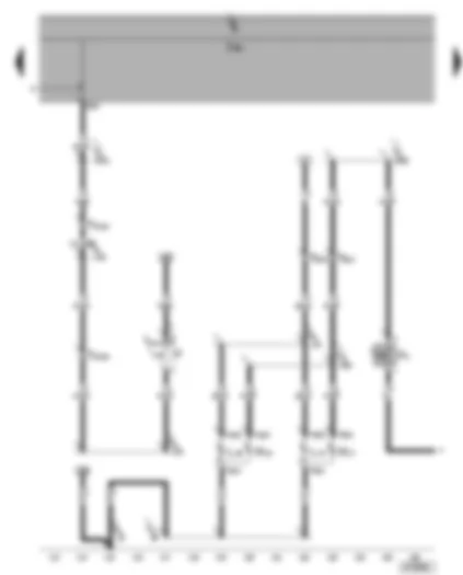 Wiring Diagram  SEAT ALHAMBRA 2007 - Brake light switch - reversing light switch - reversing light - rear fog light