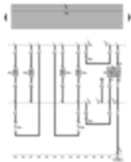 Wiring Diagram  SEAT ALHAMBRA 2001 - Luggage compartment lights - entry lights - front interior light