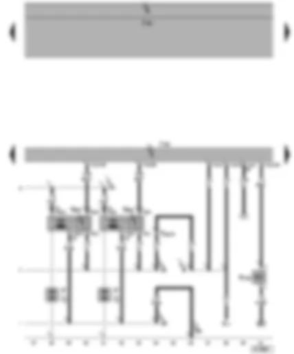 Wiring Diagram  SEAT ALHAMBRA 2001 - Motronic control unit - ignition system - intake manifold change-over valve