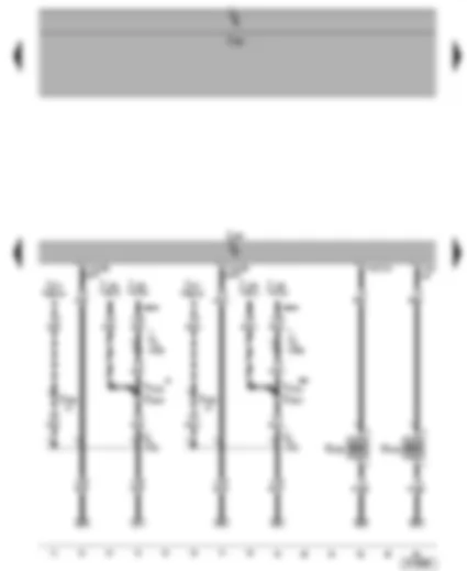 Wiring Diagram  SEAT ALHAMBRA 2002 - Motronic control unit - inlet camshaft timing adjustment valves