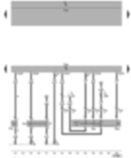 Wiring Diagram  SEAT ALHAMBRA 2002 - Diesel direct injection system control unit - cruise control system brake pedal switch/diesel direct injection system - clutch pedal switch - brake light switch - switch for CCS