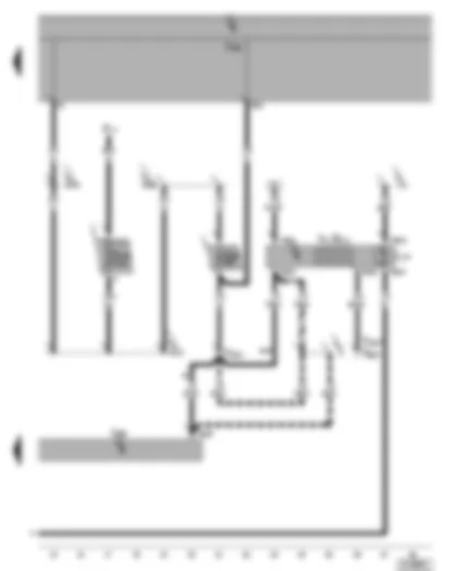 Wiring Diagram  SEAT ALHAMBRA 2001 - Sliding sunroof adjustment control unit - pre-selection clock - digital clock