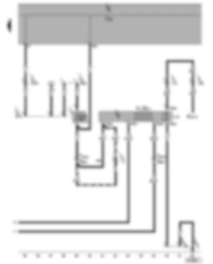 Wiring Diagram  SEAT ALHAMBRA 2001 - Pre-selection clock - digital clock