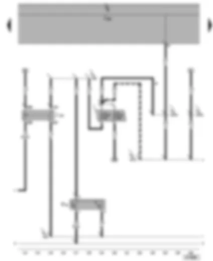 Wiring Diagram  SEAT ALHAMBRA 2002 - Radiator fan 2nd speed relay - radiator fan thermo-switch
