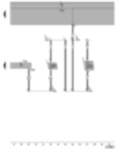 Wiring Diagram  SEAT ALHAMBRA 2001 - Parking aid control unit