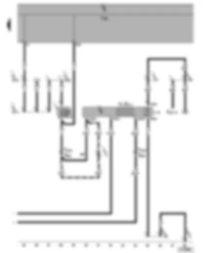 Wiring Diagram  SEAT ALHAMBRA 2002 - Pre-selection clock - digital clock