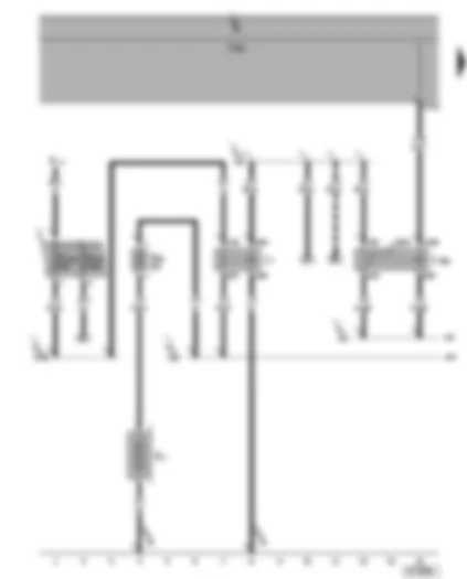 Wiring Diagram  SEAT ALHAMBRA 2003 - Auxiliary coolant heater coolant circuit valve relay        