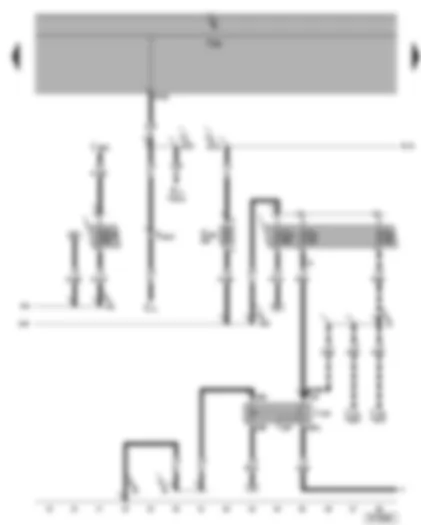 Wiring Diagram  SEAT ALHAMBRA 2004 - Circulation pump - coolant circuit valve - auxiliary heater operation relay