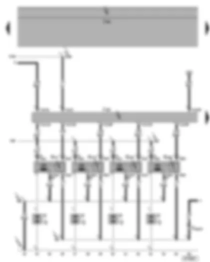 Wiring Diagram  SEAT ALHAMBRA 2009 - Motronic control unit