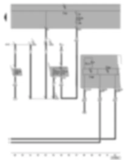 Wiring Diagram  SEAT ALHAMBRA 2004 - Dash panel insert - immobilizer warning lamp