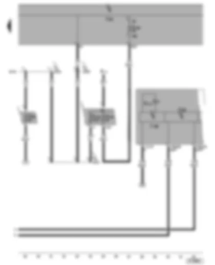 Wiring Diagram  SEAT ALHAMBRA 2002 - Dash panel insert - immobilizer warning lamp