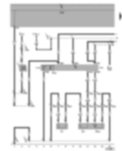 Wiring Diagram  SEAT ALHAMBRA 2005 - Heated driver seat control unit - driver seat temperature sensor - heated driver seat - driver seat cushion lateral support heater