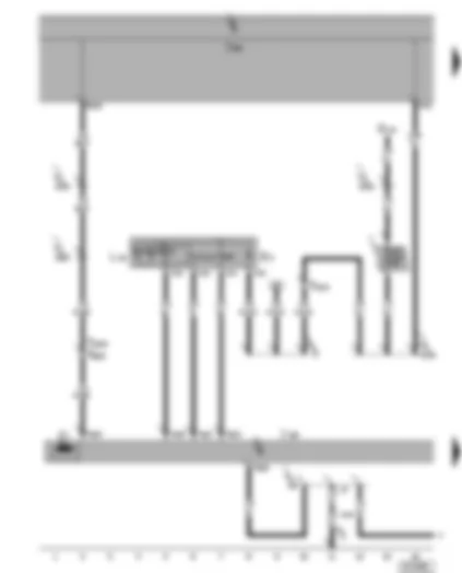 Wiring Diagram  SEAT ALHAMBRA 2002 - Sliding sunroof adjustment control unit - pre-selection clock - digital clock