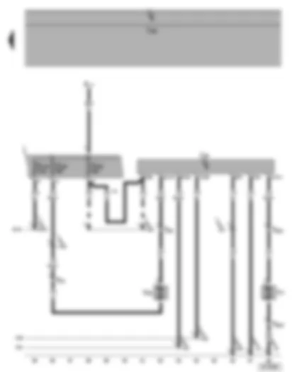 Wiring Diagram  SEAT ALHAMBRA 2003 - Radiator fan relay - radiator fan