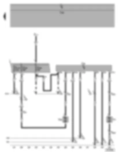 Wiring Diagram  SEAT ALHAMBRA 2004 - Radiator fan relay - radiator fan