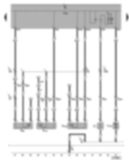 Wiring Diagram  SEAT ALHAMBRA 2003 - Driver door contact switch - front passenger door contact switch - rear lid release switch - door contact switch rear (rear lid)