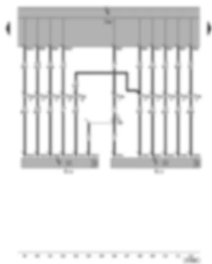 Wiring Diagram  SEAT ALHAMBRA 2002 - Left turn signal - front right turn signal - rear turn signal