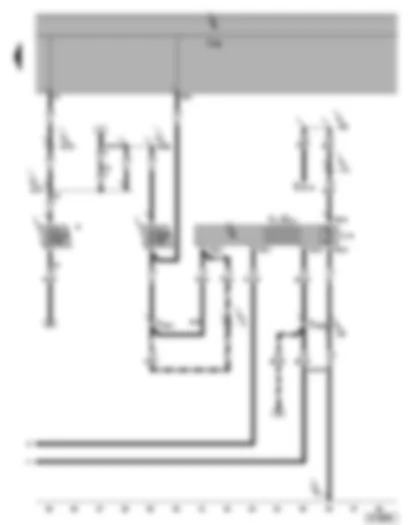 Wiring Diagram  SEAT ALHAMBRA 2002 - Pre-selection clock/ digital clock