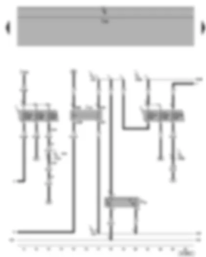 Wiring Diagram  SEAT ALHAMBRA 2004 - Radiator fan 2nd speed relay - radiator fan thermal-switch