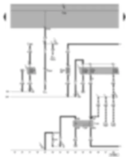 Wiring Diagram  SEAT ALHAMBRA 2004 - Circulation pump - coolant circuit valve - auxiliary heater operation relay