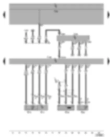 Wiring Diagram  SEAT ALHAMBRA 2005 - Engine speed sender - coolant temperature sender - intake manifold pressure sender - immobilizer control unit - intake manifold temperature sender