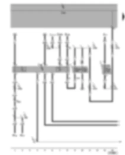 Wiring Diagram  SEAT ALHAMBRA 2003 - Starter inhibitor and reversing light relay
