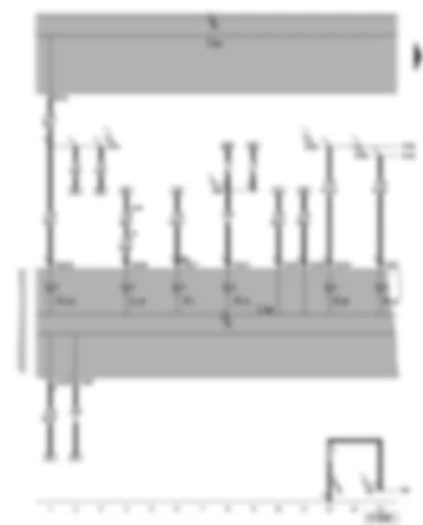 Wiring Diagram  SEAT ALHAMBRA 2010 - Left gas discharge bulb control unit with HRC - left gas discharge bulb control unit - left gas discharge bulb - left main beam headlight - left side light bulb - front left turn signal