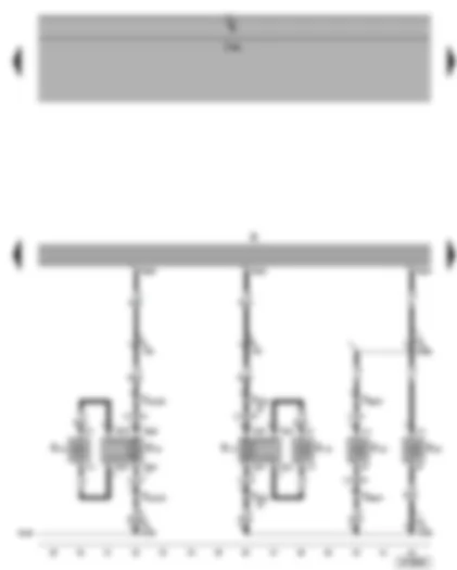 Wiring Diagram  SEAT ALHAMBRA 2003 - Radio - rear left loudspeaker - front right loudspeaker - rear right loudspeaker