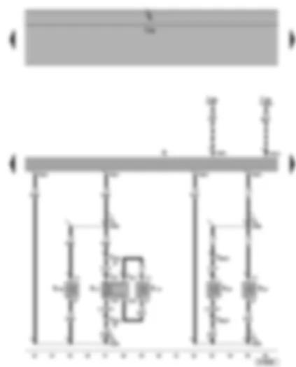 Wiring Diagram  SEAT ALHAMBRA 2001 - Radio - front right loudspeaker - rear right loudspeaker